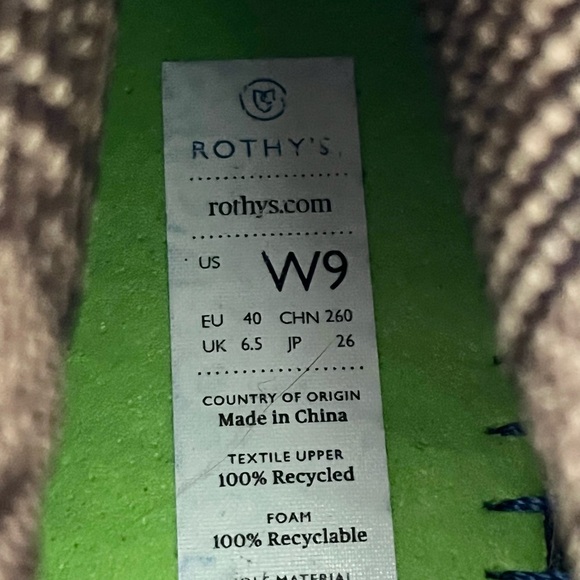 Rothy’s wildcat leopard print Chelsea slip on Sneakers 9 - Picture 9 of 11